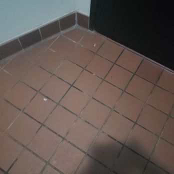Pita King - Very dirty floors in bathroom - Greek Near Me - Escondido, California