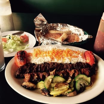Shish Kabob - Kebab platter - it was awesome. I ordered the traditional yogurt drink and not so good. - Middle Eastern Near Me - Marietta, Georgia