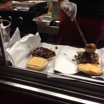 Travis Chicago Style - YUMMY! Preparing my order. Travis Bear Burgers. - Food Trucks Near Me - Birmingham, Alabama