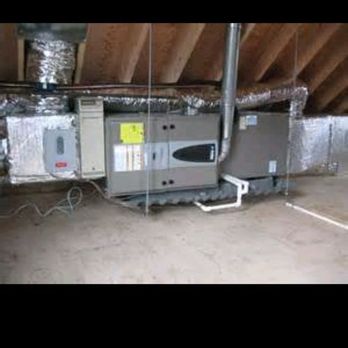 DRS Mechanical Services - New AC system installed in an attic. - Heating & Air Conditioning/HVAC Near Me