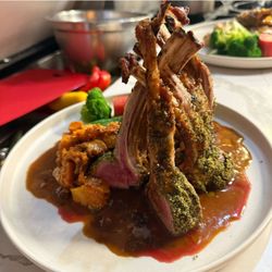 Elixir Bistro - Herb crusted rack of lamb