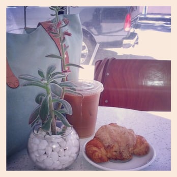 Copa Vida - Kumquat pistachio croissant with an iced coffee :) perfect sunday - New American Near Me - Pasadena, California