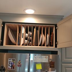 A & R Doors - Great new tray storage in an otherwise useless space
