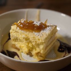 Pearl District - Lemon tiramisu 8/10. The cake portion could use a little more lemon flavoring. The lemon rind was a little bit too chewy for my liking