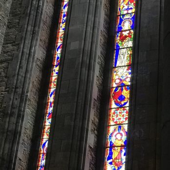 St. Mary's Cathedral - Stained glass inside the church (2017) - Churches Near Me - Killarney, Kentucky