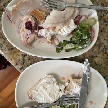 Big Time Bagels - Turkey, cream cheese, lettuce, tomato, onions, and some sort of cranberry sauce. - Bagels Near Me Big Time Bagels - Turkey, cream cheese, lettuce, tomato, onions, and some sort of cranberry sauce. - Bagels Near Me