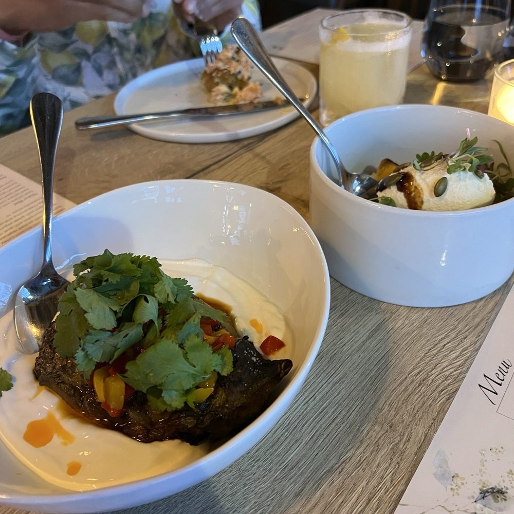 Rose Gose - Eggplant and Roasted Pumpkin - Cocktail Bars Near Me - Austin, Texas Rose Gose - Eggplant and Roasted Pumpkin - Cocktail Bars Near Me - Austin, Texas