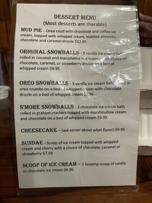 Menu photo 1 Johnny McNally’s Fairview Lodge Kernville, CA