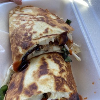 Cris and John - Phodilla (pho quesadilla) with chicken - Vietnamese Near Me - Dallas, Texas