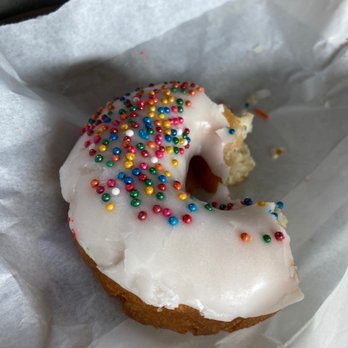 Jolly Donut - So good could not wait to take the pic! - Donuts Near Me - Los Angeles, California