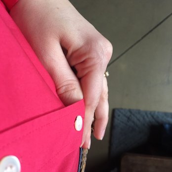 Ideal Cleaners - Broken button. Wasn't broken when I dropped it off, and has only been worn a few times. - Sewing & Alterations Near Me - Oakland, California Ideal Cleaners - Broken button. Wasn't broken when I dropped it off, and has only been worn a few times. - Sewing & Alterations Near Me - Oakland, California