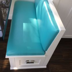 Sofa Custom Upholstery - Custom banquettes which he upholstered beautifully!