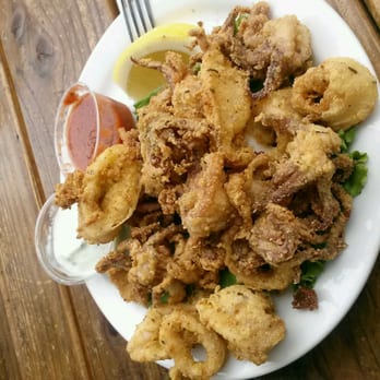 Sky High Brewery and Pub - Calamari with house made cocktail sauce and dressing - Breweries Near Me - Corvallis, Oregon