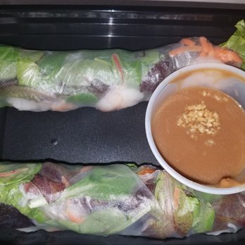 Bun Belly - Shrimp Spring Rolls with Peanut sauce - Vietnamese Near Me - Austin, Texas Bun Belly - Shrimp Spring Rolls with Peanut sauce - Vietnamese Near Me - Austin, Texas