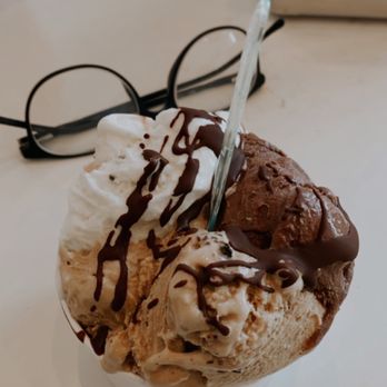 Sweetaly - They are Coffee Gelato, Stracciatella Gelato and Chocolate Rum Gelato. I like Chocolate Rum, made me addicted to it and want some more!! - Gelato Near Me - Holladay, Utah