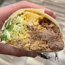 Maria's Taqueria & Meat Market - Carnitas burrito with no onion or guacamole