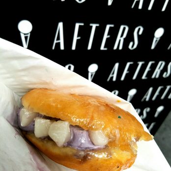 Afters Ice Cream - Milky bun with jasmine milk tea and mochi - Ice Cream & Frozen Yogurt Near Me - Fullerton, California Afters Ice Cream - Milky bun with jasmine milk tea and mochi - Ice Cream & Frozen Yogurt Near Me - Fullerton, California