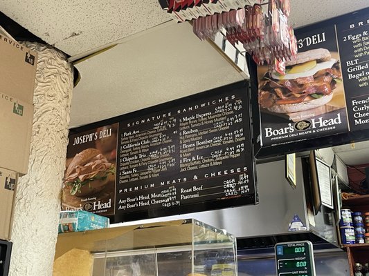 Menu photo 2 Joe's G-H Deli New York, NY Menu photo 2 Joe's G-H Deli New York, NY