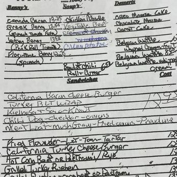 Poppy's Place - handwritten specials menu - Breakfast & Brunch Near Me - Toms River, New Jersey Poppy's Place - handwritten specials menu - Breakfast & Brunch Near Me - Toms River, New Jersey