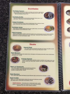 Menu photo 5 El Amigo Feliz Hazen, AR