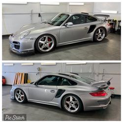 YS Window Tinting - 2007 Porsche 911 Turbo \ Xpel Prime XR PLUS Ceramic 70% All Around 70% Windshield