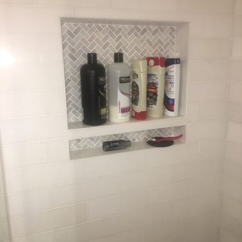 Hale Tile & Stone - Custom marble shelf and soap niche. - General Contractors Near Me - Aliso Viejo, California Hale Tile & Stone - Custom marble shelf and soap niche. - General Contractors Near Me - Aliso Viejo, California