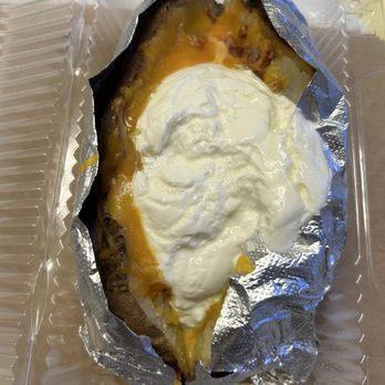 Sequoia Sandwich Company - Butter, sour cream & bacon baked potato. One of my favorite things to have. - Delis Near Me - Bakersfield, California