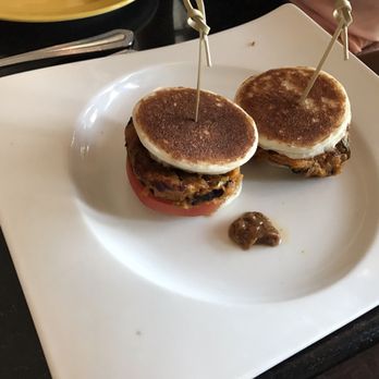 Dakshin - Salmon sliders - definitely not my favorite dish of the day. Salmon was a bit over-cooked. - Indian Near Me - Washington, DC, District of Columbia