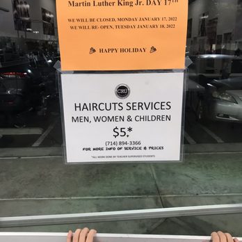 CR'U Institute - Signage - Barbers Near Me - Garden Grove, California