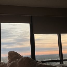 Morning summer sky in North Dallas.