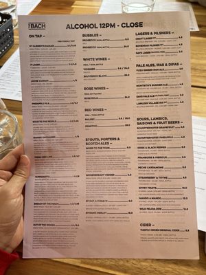 Menu photo 5 The Bach Dundee, ABE