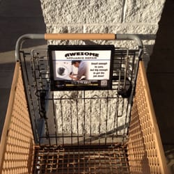 Awesome Appliance Repair - Our first ad on a safeway cart