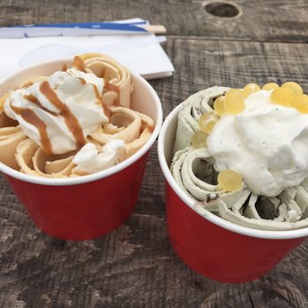 Rolled Mountain Creamery - Mountain Mango and Green Tea Boba - Ice Cream & Frozen Yogurt Near Me - Reno, Nevada Rolled Mountain Creamery - Mountain Mango and Green Tea Boba - Ice Cream & Frozen Yogurt Near Me - Reno, Nevada
