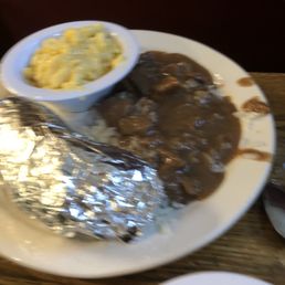 Beef Tips On Rice