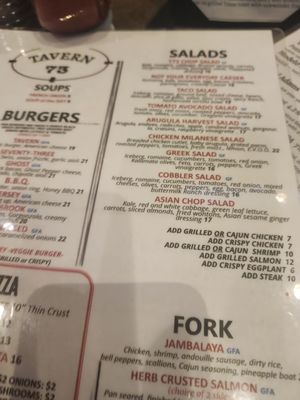 Menu photo 5 Tavern 73 Pine Brook, NJ