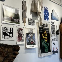 Kestrel Coffee Roasters - Art inside