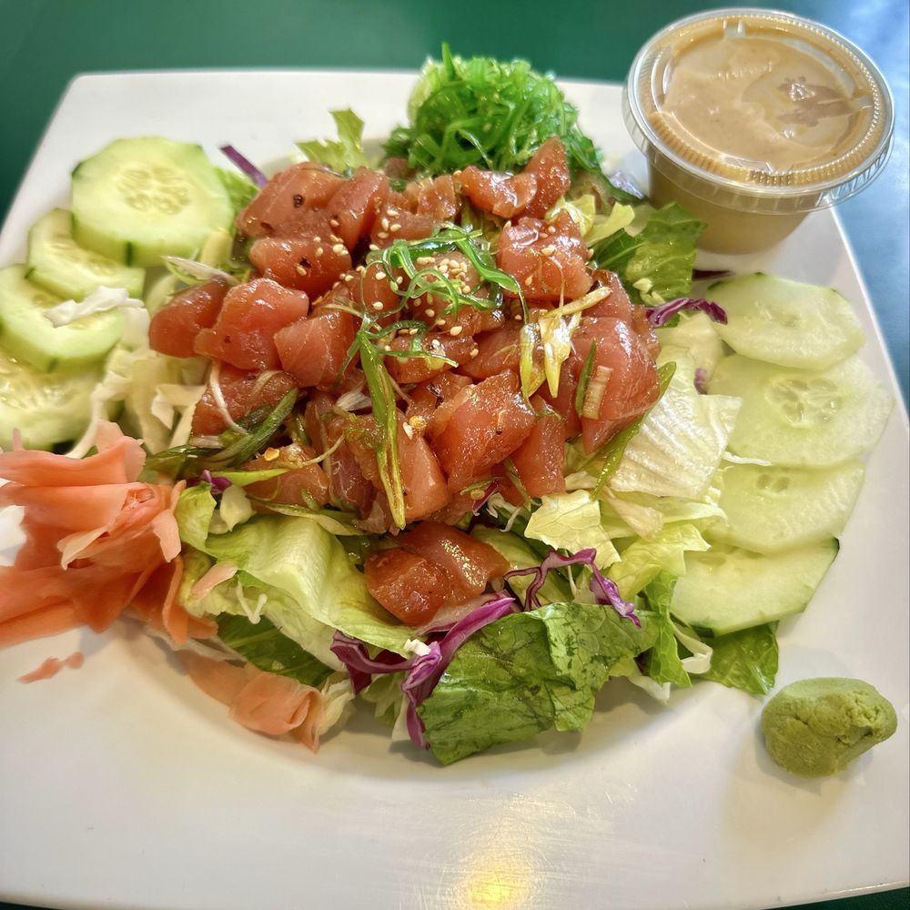 Ladybug Café - Ahi Tuna Poke - big portion! - Japanese Near Me - Gardena, California Ladybug Café - Ahi Tuna Poke - big portion! - Japanese Near Me - Gardena, California
