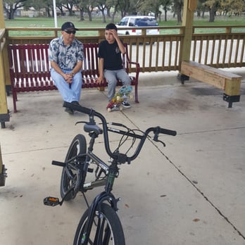 Boerne Skate Park - My hubs and son ..talking Skateboarding! - Skate Parks Near Me - Boerne, Texas