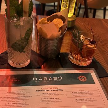 Marabu Restaurant - Great ambiance! CLASSIC MOJITO and CUBAN OLD FASHIONED were very tasty. - Cuban Near Me - Miami, Florida Marabu Restaurant - Great ambiance! CLASSIC MOJITO and CUBAN OLD FASHIONED were very tasty. - Cuban Near Me - Miami, Florida