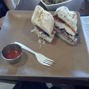 Native Son OC - Spicy Fried Chicken Sandwich. Good food to munch on while trying different flavors - Beer Gardens Near Me - Santa Ana, California Native Son OC - Spicy Fried Chicken Sandwich. Good food to munch on while trying different flavors - Beer Gardens Near Me - Santa Ana, California