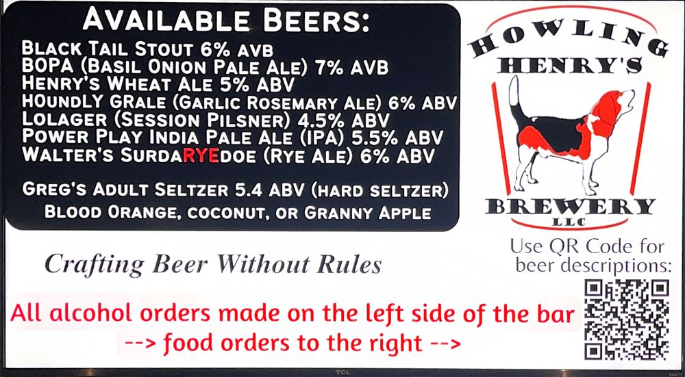Howling Henry’s Brewery Logo