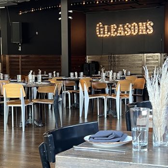Gleason's - tables and chairs in a restaurant - Pizza Near Me - Peekskill, New York