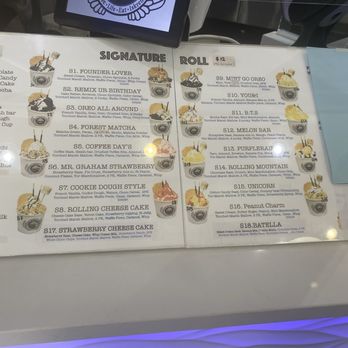 Rolling Factory - Signature Rolled Ice Cream - Ice Cream & Frozen Yogurt Near Me - Glendale, California