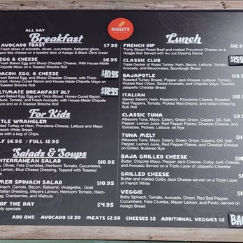 Dudley's Bakery - Menu - Delis Near Me - Santa Ysabel, California
