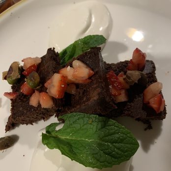 Brava Garden Eatery - Dessert (reminded me of fudge...but it's not) - Wine Bars Near Me - Pleasanton, California
