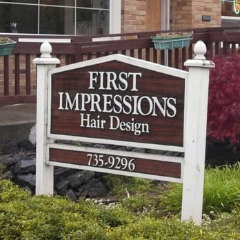 First Impressions Hair Design - Sign - Hair Salons Near Me - Auburn, Washington First Impressions Hair Design - Sign - Hair Salons Near Me - Auburn, Washington
