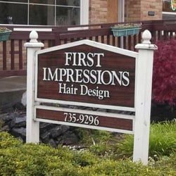 First Impressions Hair Design - Sign