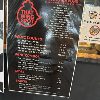 That Wing Spot - Menu - Chicken Wings Near Me - Winter Park, Florida