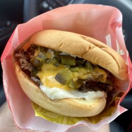 Green Chile Burger