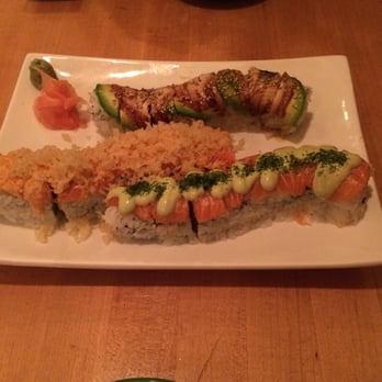 Sushi Yama - Godzilla roll, Bubba roll, and Wasabi roll (top to bottom). Everything was delicious but the bubba and wasabi roll were the best - Japanese Near Me - Vienna, Virginia Sushi Yama - Godzilla roll, Bubba roll, and Wasabi roll (top to bottom). Everything was delicious but the bubba and wasabi roll were the best - Japanese Near Me - Vienna, Virginia